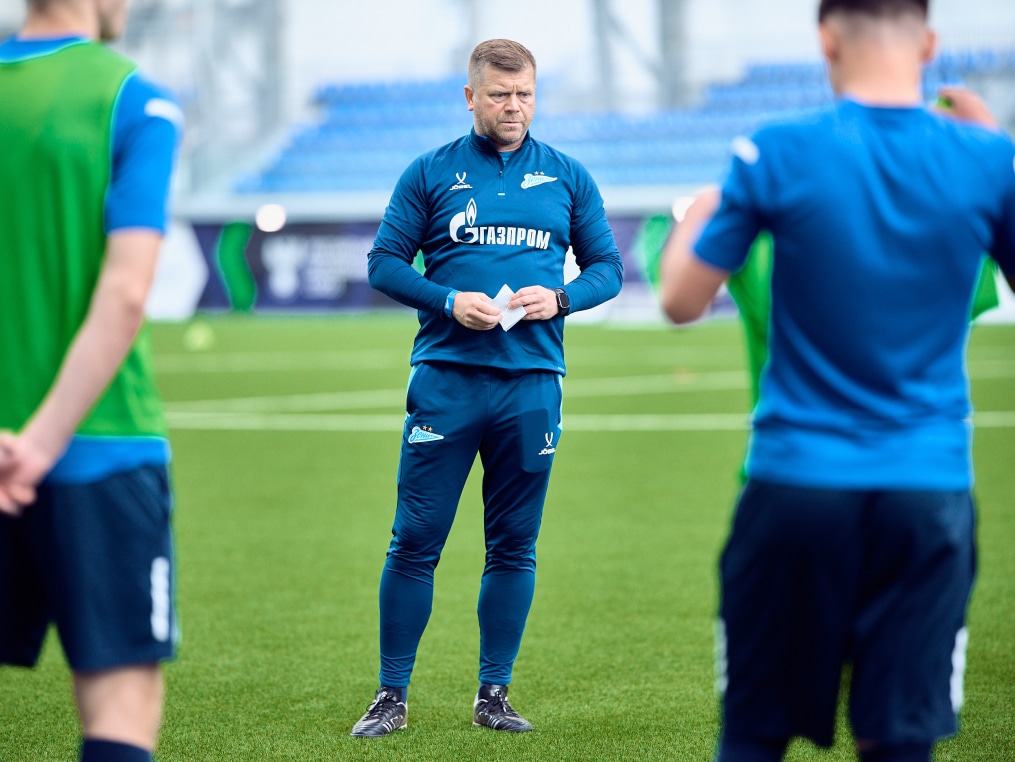 Тренировка «Зенита»-м перед матчем с «Чертаново»-м