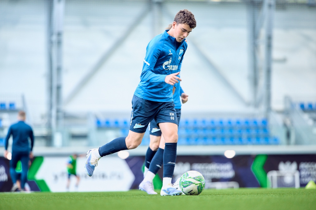 Тренировка «Зенита»-м перед матчем с «Чертаново»-м