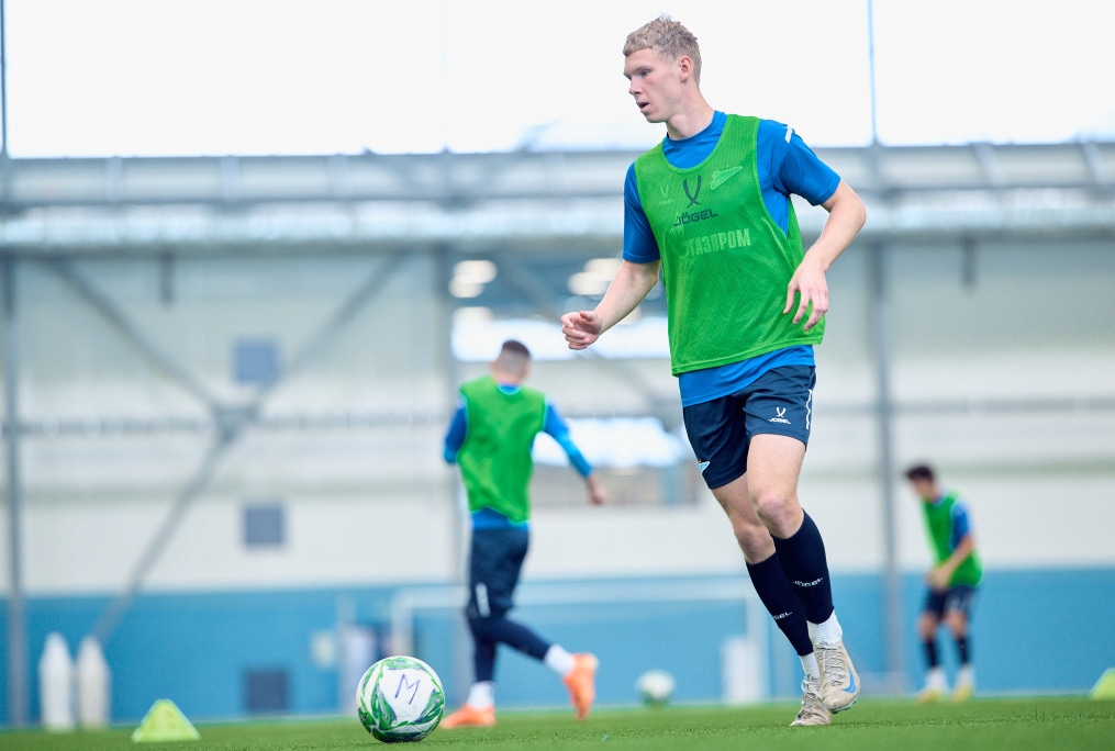 Тренировка «Зенита»-м перед матчем с «Чертаново»-м