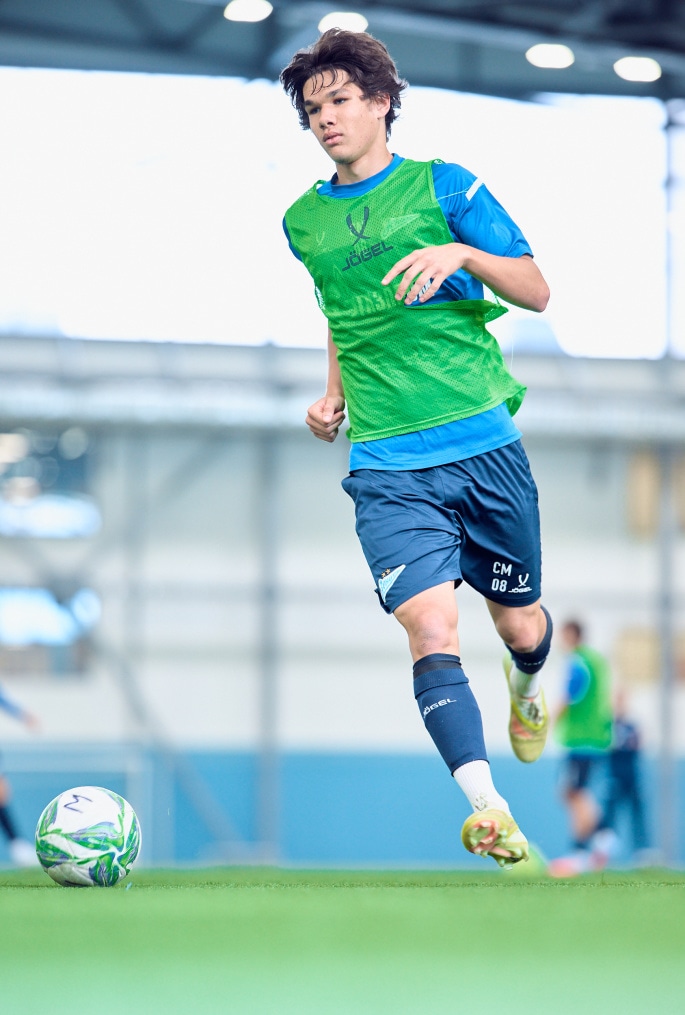 Тренировка «Зенита»-м перед матчем с «Чертаново»-м