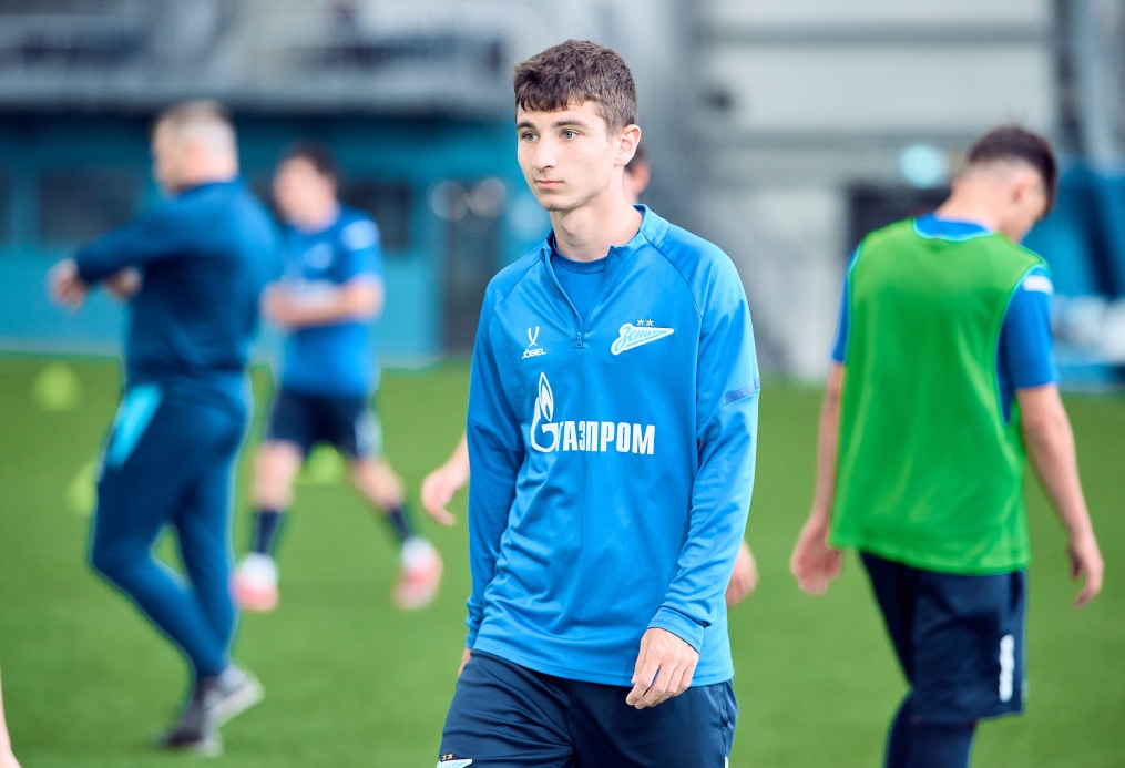 Тренировка «Зенита»-м перед матчем с «Чертаново»-м
