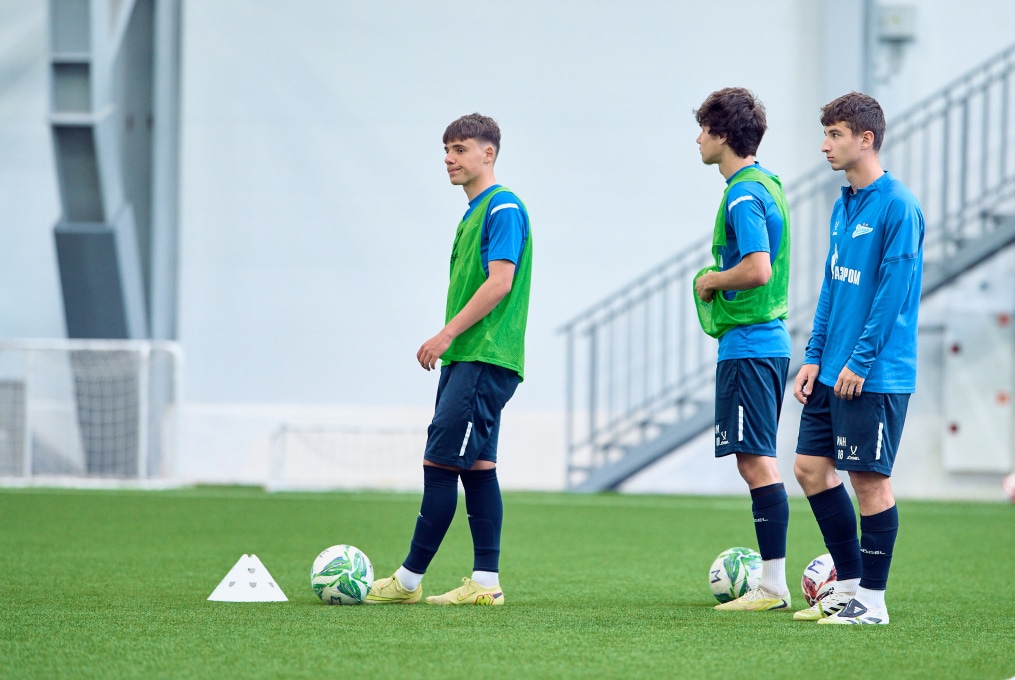 Тренировка «Зенита»-м перед матчем с «Чертаново»-м