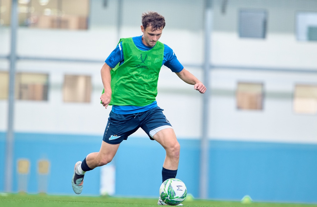 Тренировка «Зенита»-м перед матчем с «Чертаново»-м