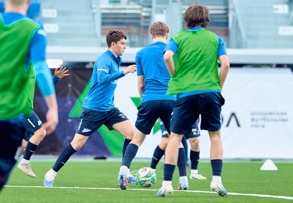 Тренировка «Зенита»-м перед матчем с «Чертаново»-м