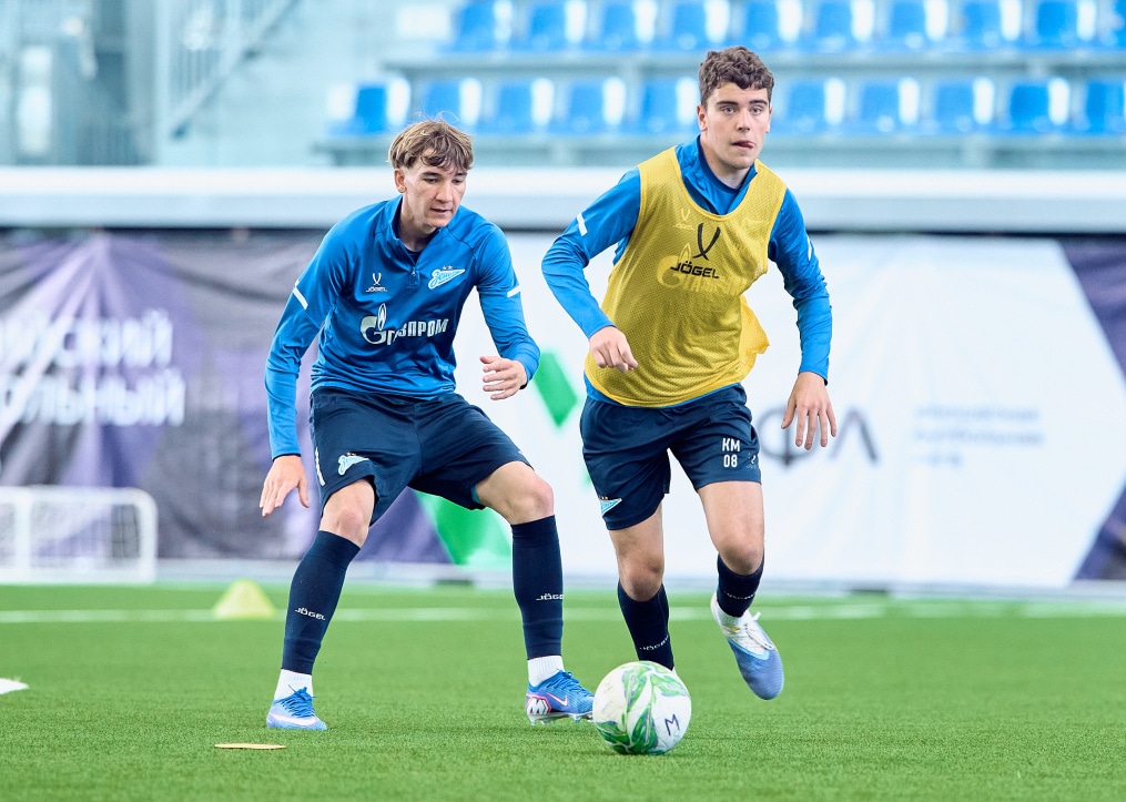 Тренировка «Зенита»-м перед матчем с «Чертаново»-м