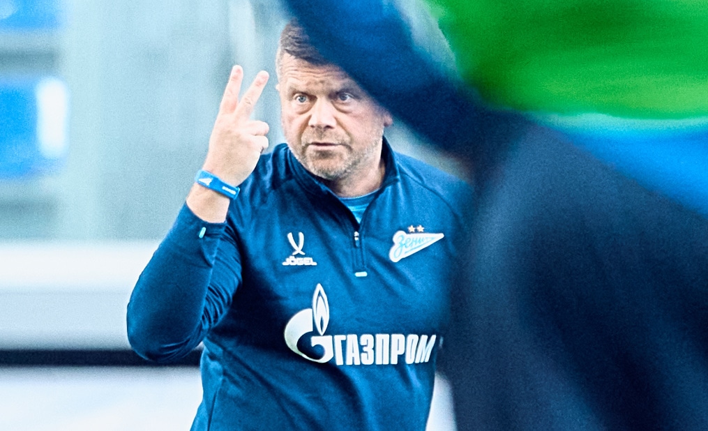 Тренировка «Зенита»-м перед матчем с «Чертаново»-м