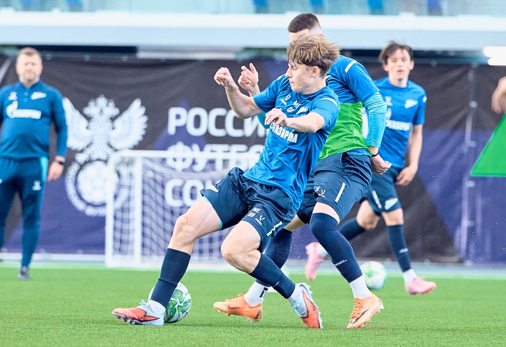 Тренировка «Зенита»-м перед матчем с «Чертаново»-м