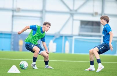 Тренировка «Зенита»-м перед матчем с «Чертаново»-м