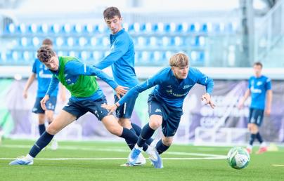 Тренировка «Зенита»-м перед матчем с «Чертаново»-м