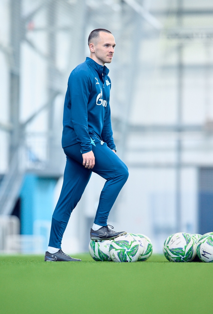 Тренировка «Зенита»-м перед матчем с «Чертаново»-м