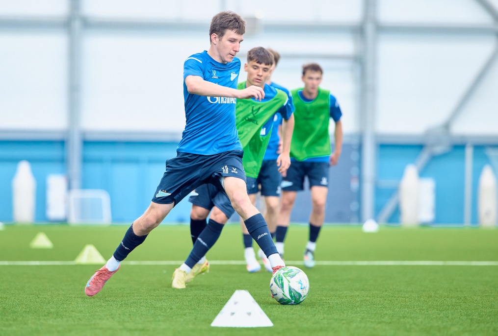 Тренировка «Зенита»-м перед матчем с «Чертаново»-м