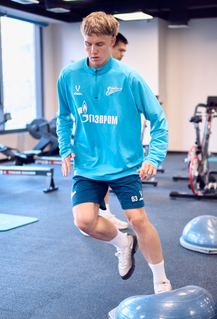 Тренировка «Зенита»-2 перед матчем с «Динамо» Брянск