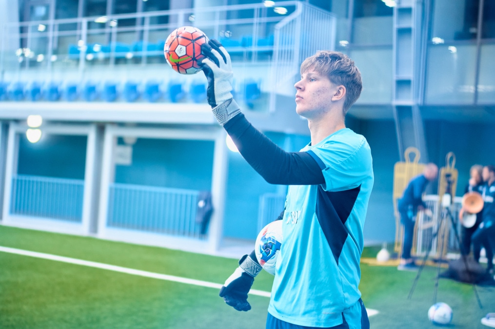 Тренировка «Зенита»-2 перед матчем с «Динамо» Брянск