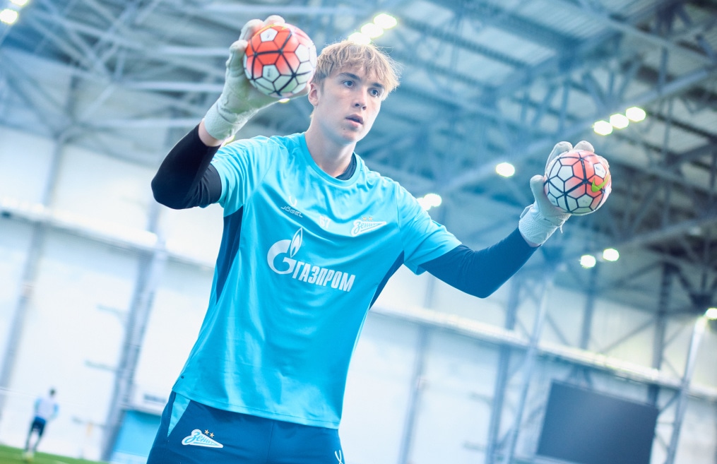 Тренировка «Зенита»-2 перед матчем с «Динамо» Брянск