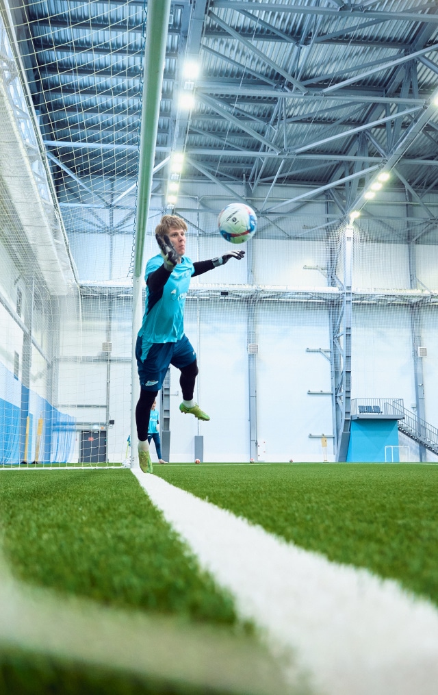 Тренировка «Зенита»-2 перед матчем с «Динамо» Брянск