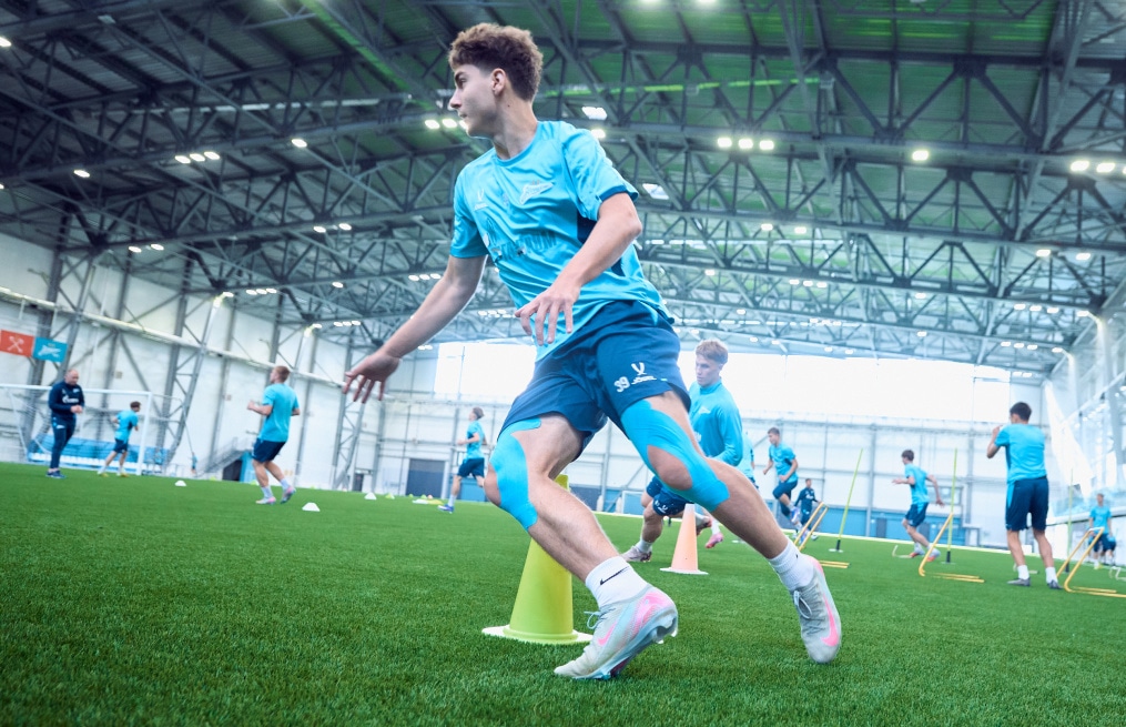 Тренировка «Зенита»-2 перед матчем с «Динамо» Брянск