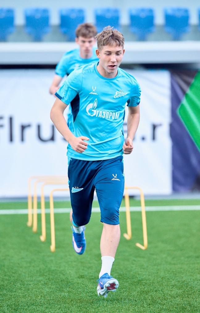 Тренировка «Зенита»-2 перед матчем с «Динамо» Брянск