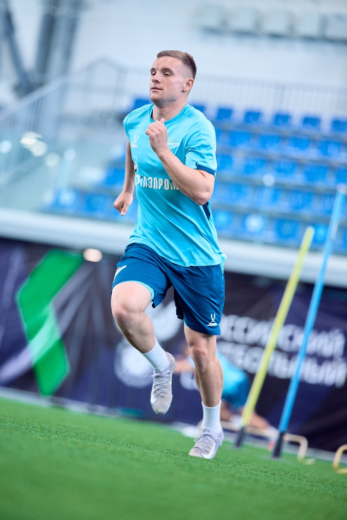 Тренировка «Зенита»-2 перед матчем с «Динамо» Брянск