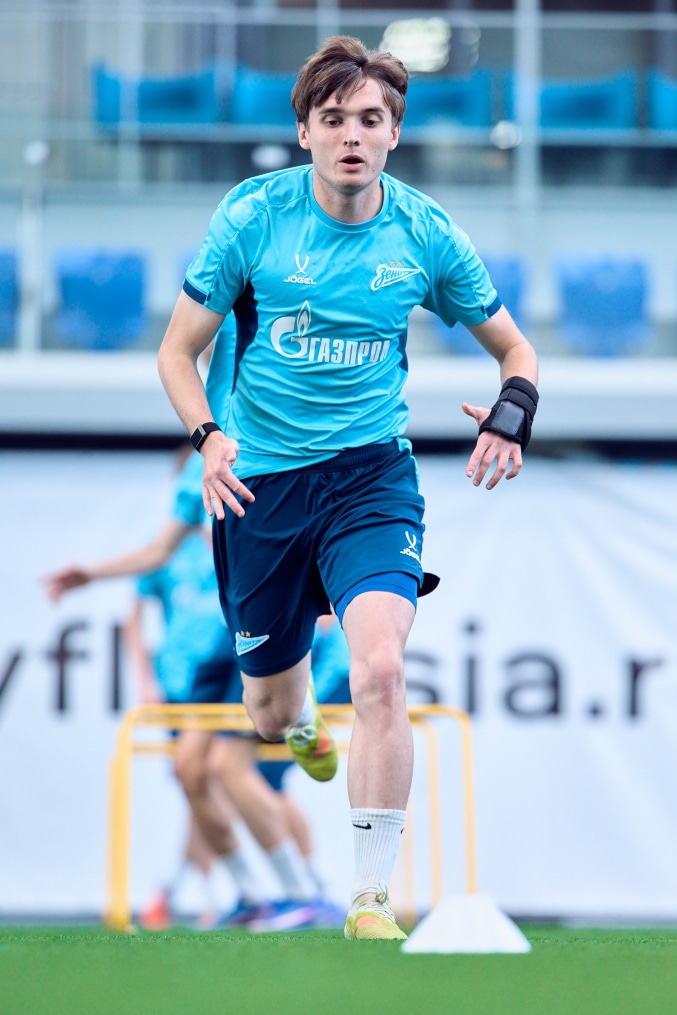 Тренировка «Зенита»-2 перед матчем с «Динамо» Брянск