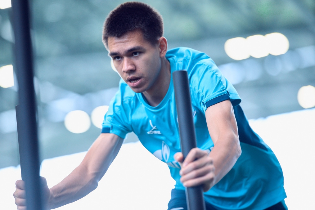 Тренировка «Зенита»-2 перед матчем с «Динамо» Брянск