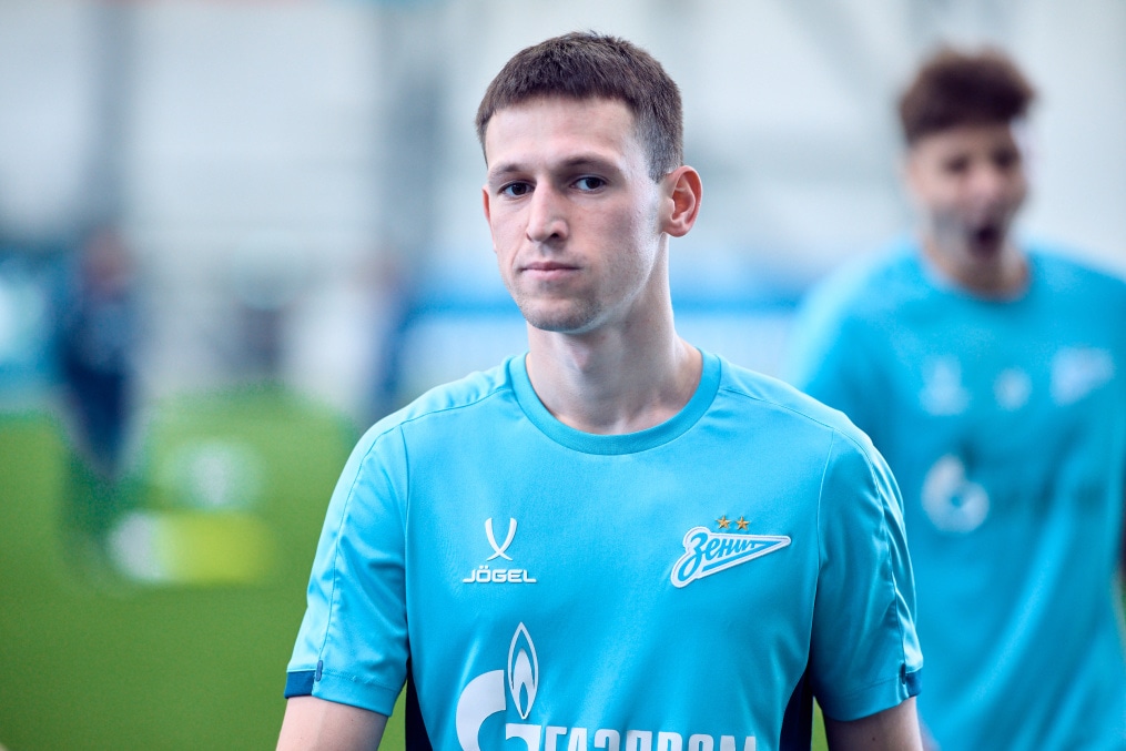 Тренировка «Зенита»-2 перед матчем с «Динамо» Брянск