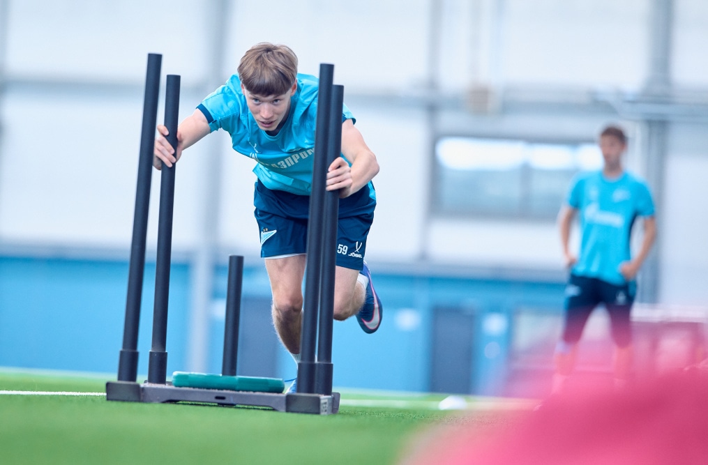 Тренировка «Зенита»-2 перед матчем с «Динамо» Брянск