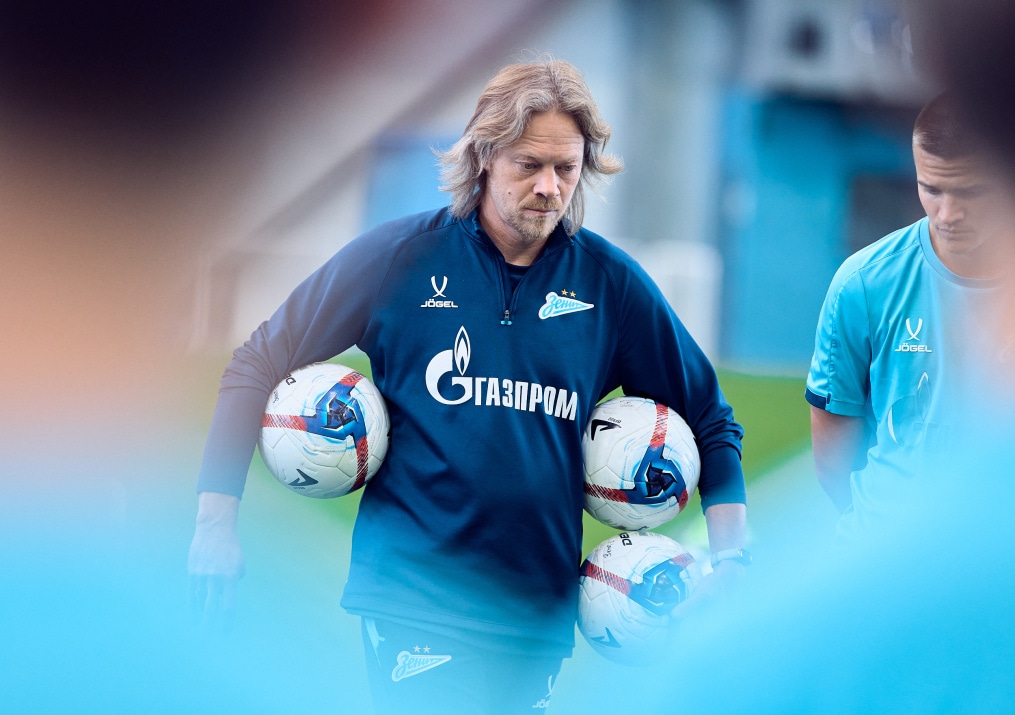 Тренировка «Зенита»-2 перед матчем с «Динамо» Брянск