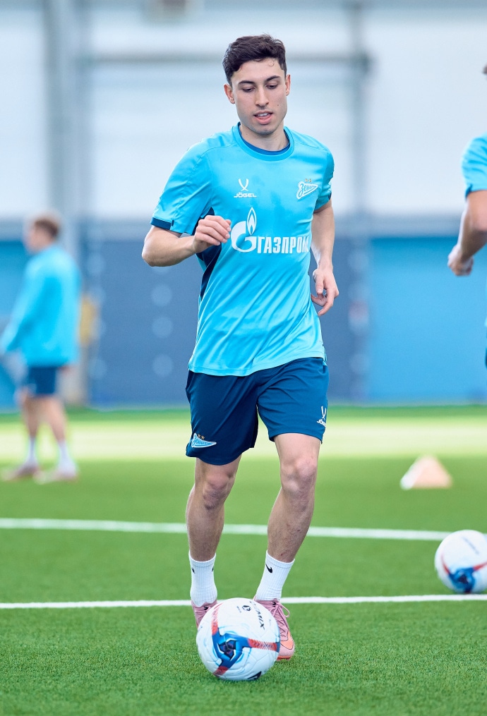 Тренировка «Зенита»-2 перед матчем с «Динамо» Брянск