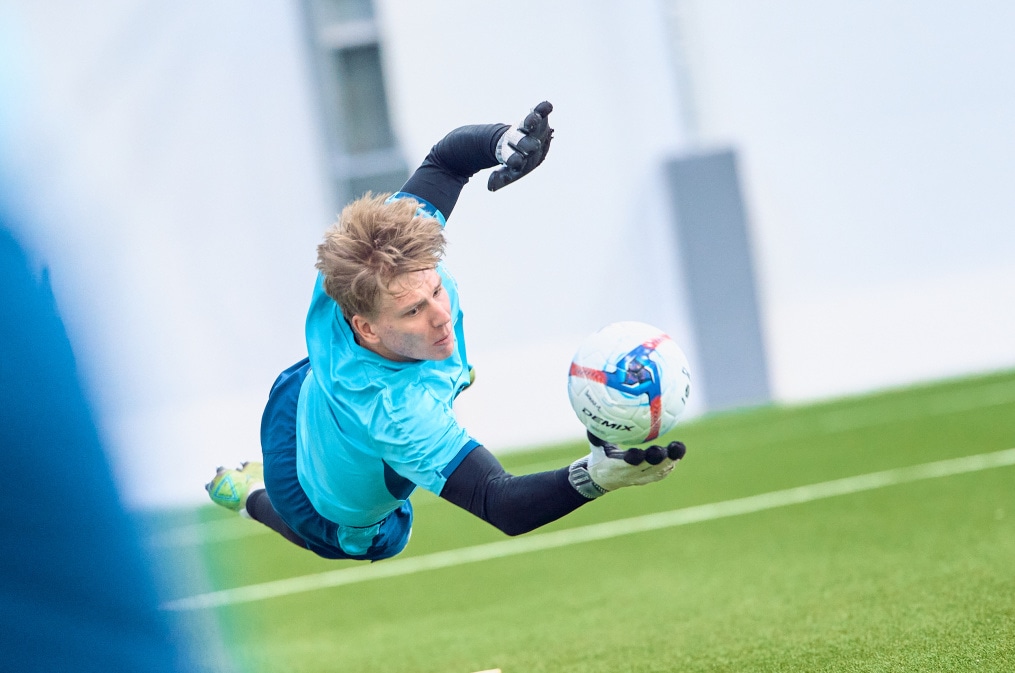 Тренировка «Зенита»-2 перед матчем с «Динамо» Брянск