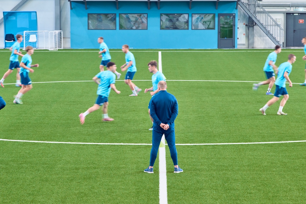 Тренировка «Зенита»-2 перед матчем с «Динамо» Брянск