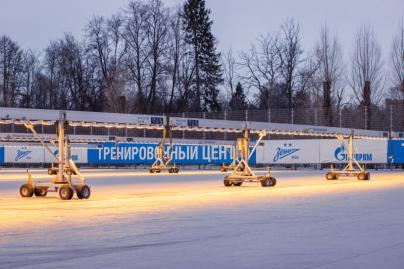 Тренировка основного состава «Зенита» перед матчем с «Оренбургом»