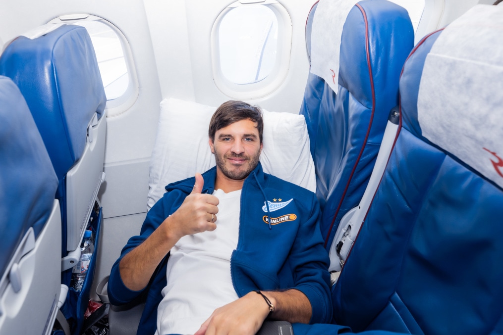 Вылет команды на матч c «Оренбургом»