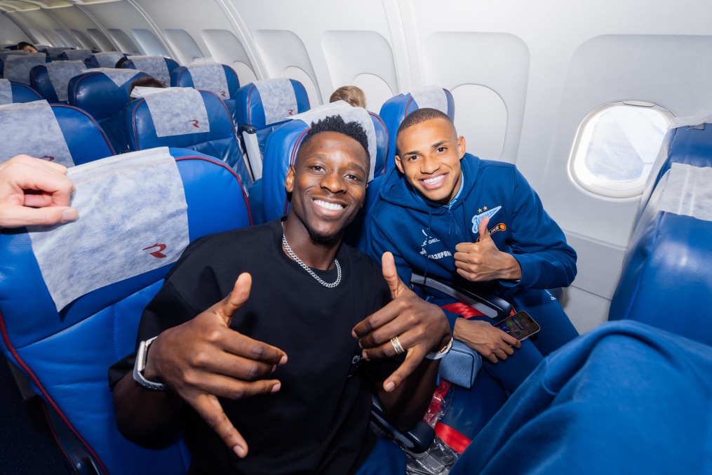 Вылет команды на матч c «Оренбургом»