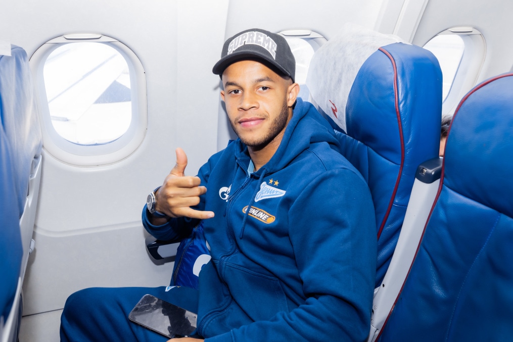 Вылет команды на матч c «Оренбургом»