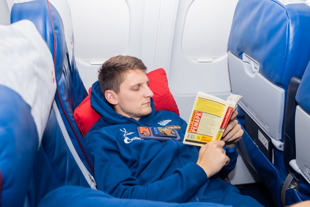 Вылет команды на матч c «Оренбургом»