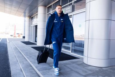 Вылет команды на матч c «Оренбургом»