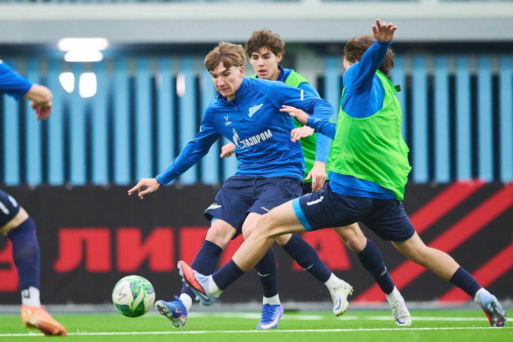 Тренировка «Зенита»-м перед матчем с «Ростовом»-м