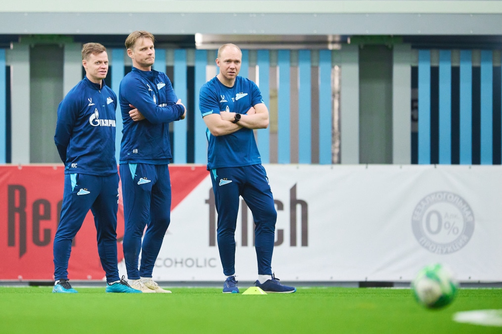 Тренировка «Зенита»-м перед матчем с «Ростовом»-м