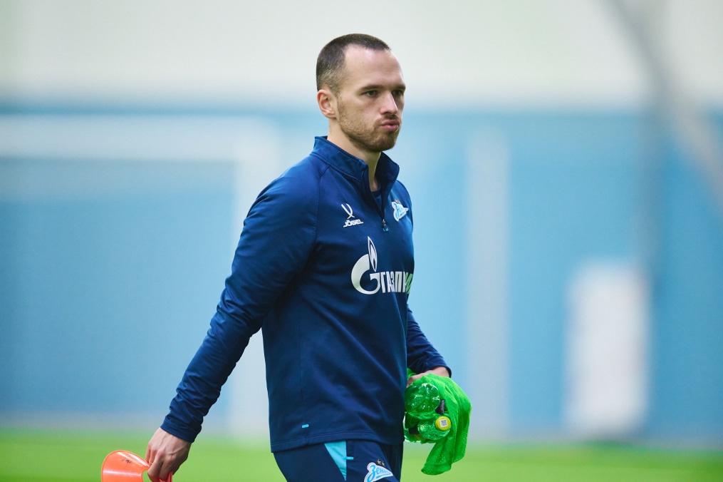 Тренировка «Зенита»-м перед матчем с «Ростовом»-м