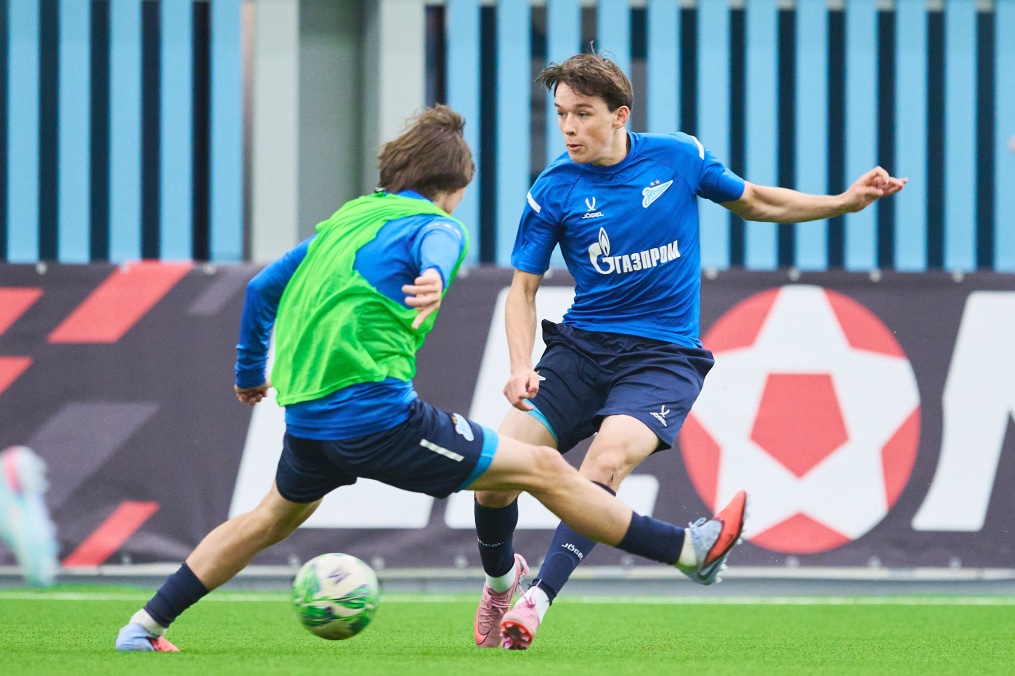 Тренировка «Зенита»-м перед матчем с «Ростовом»-м