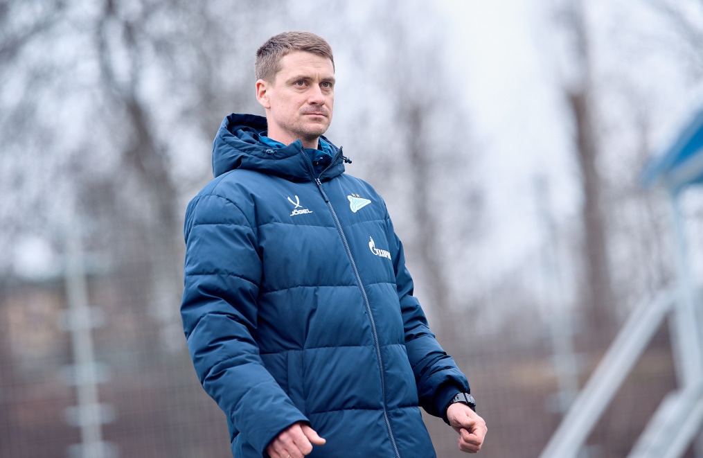 Тренировка женской команды перед матчем с «Динамо»