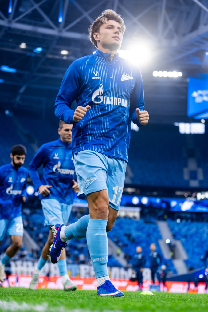 Разминка перед матчем FONBET Кубок России 2025/26, 1/2 финала Пути Регионов «Зенит» — «Динамо» Мх