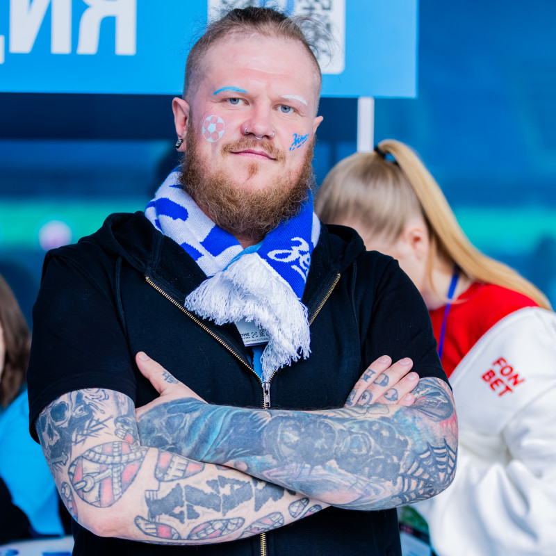 Болельщики на матче «Зенит» — «Динамо» (Махачкала)