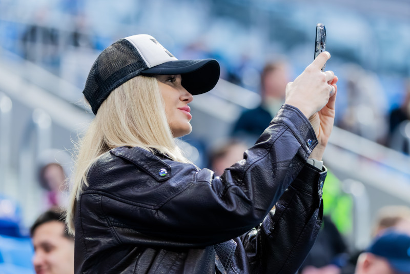 Болельщики на матче «Зенит» — «Динамо» (Махачкала)