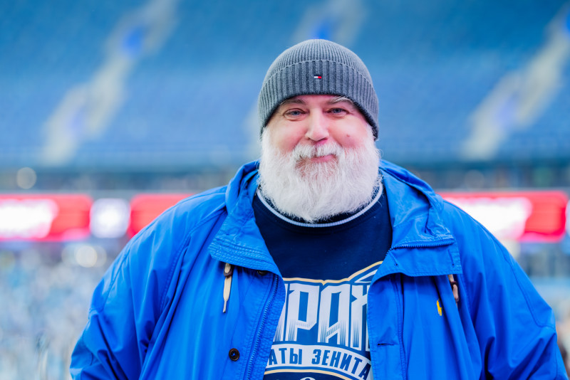 Болельщики на матче «Зенит» — «Динамо» (Махачкала)