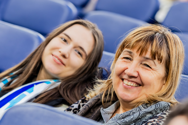 Болельщики на матче «Зенит» — «Динамо» (Махачкала)