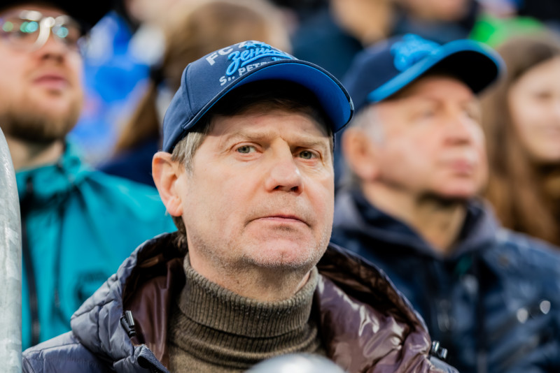 Болельщики на матче «Зенит» — «Динамо» (Махачкала)