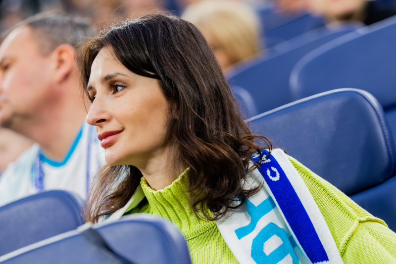 Болельщики на матче «Зенит» — «Динамо» (Махачкала)