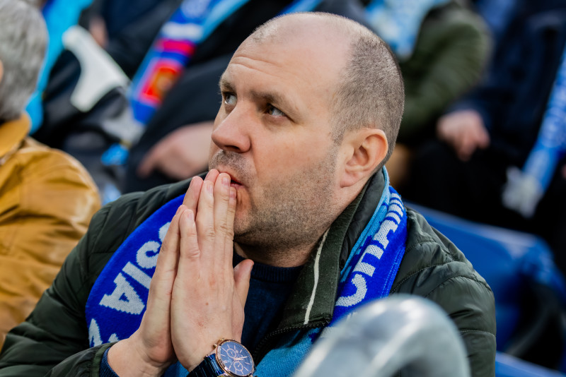 Болельщики на матче «Зенит» — «Динамо» (Махачкала)