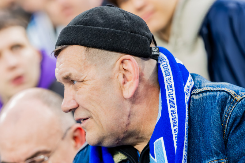 Болельщики на матче «Зенит» — «Динамо» (Махачкала)